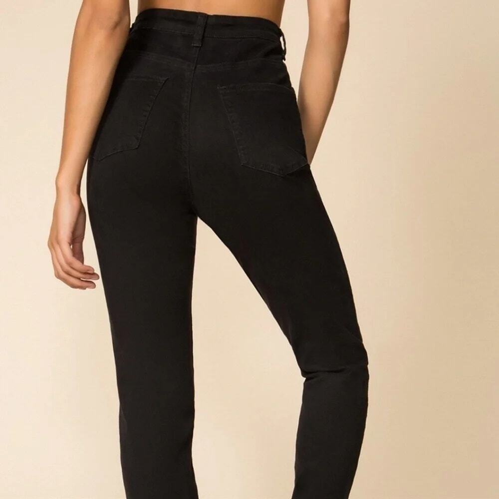 Superdown Revolve Carlotta Black Skinny Jeans NWT Sz 26 - Picture 3 of 6